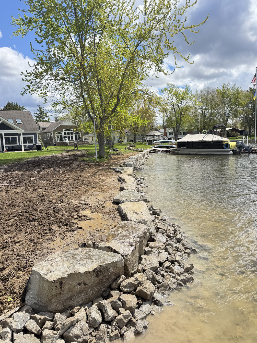 Completed Great Lakes Landworx site work project