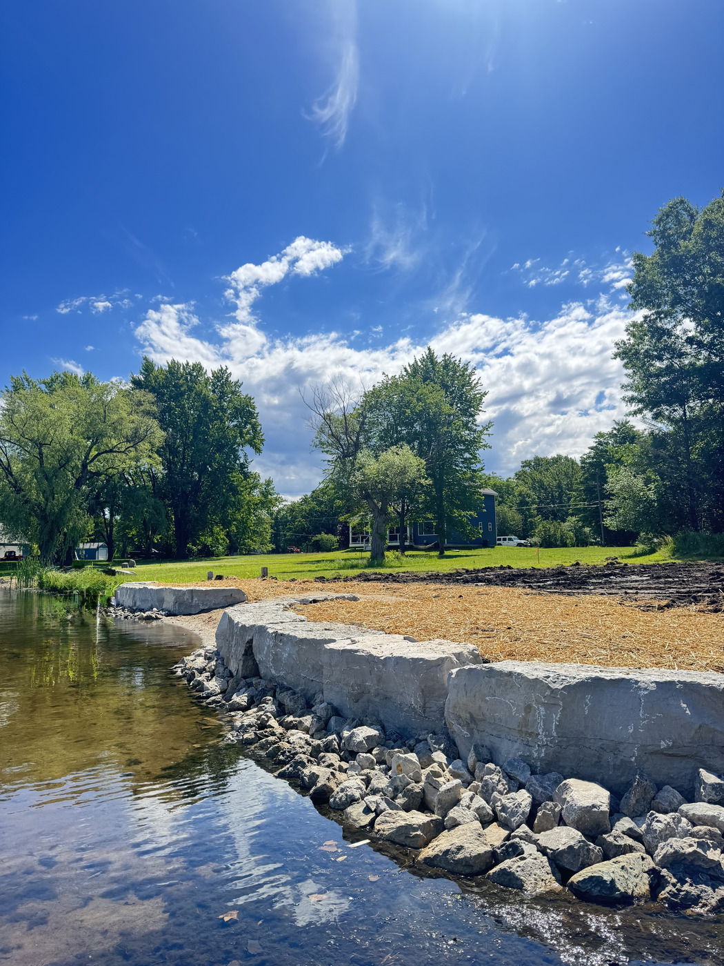 Completed Great Lakes Landworx site work project